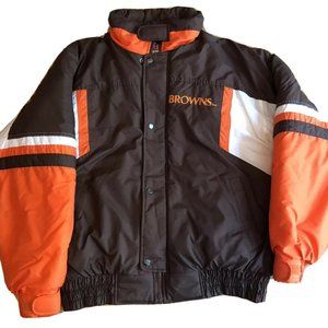 Vintage NFL Game Day Turbo Cleveland Browns Jacket
